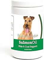 Vista 373 de Healthy Breeds Golden Retriever - Aceite de salmón masticable suave, 90