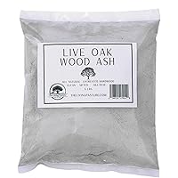 Vista 10 de Ceniza de Madera de Roble Vivo - Cenizas de Madera Dura Multiuso Premium Totalmente Naturales Limpias y Cernidas (2 libras)