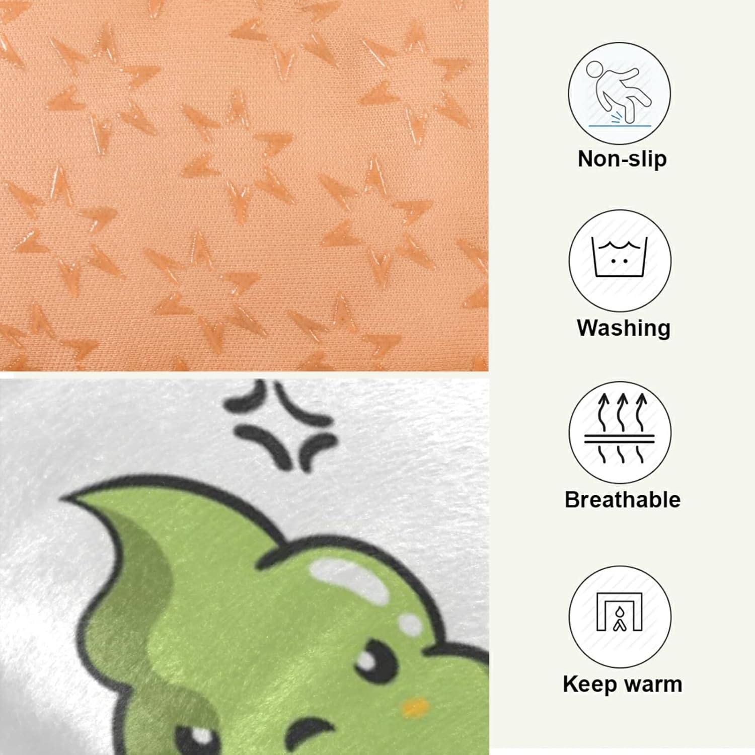 review Seamless Colorful Japanese Food on White Dog Cat Bed Mat, Soft Crate Pad Mattress Cushion for Small Medium Pets, Anti Slip Sleeping Kennel Mat Washable & Dry 24x18 inch