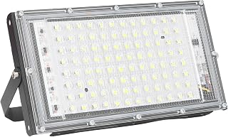 100W LED Flood Light Outdoor Super Bright 10000 Luminous 120° Beam Angle Flood Light Cool White IP65 Waterproof Light 85‑265V for Yard Garden Playground