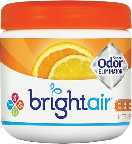Bright Air - Ambientador y eliminador de olores, Anaranjado, Paquete de 1