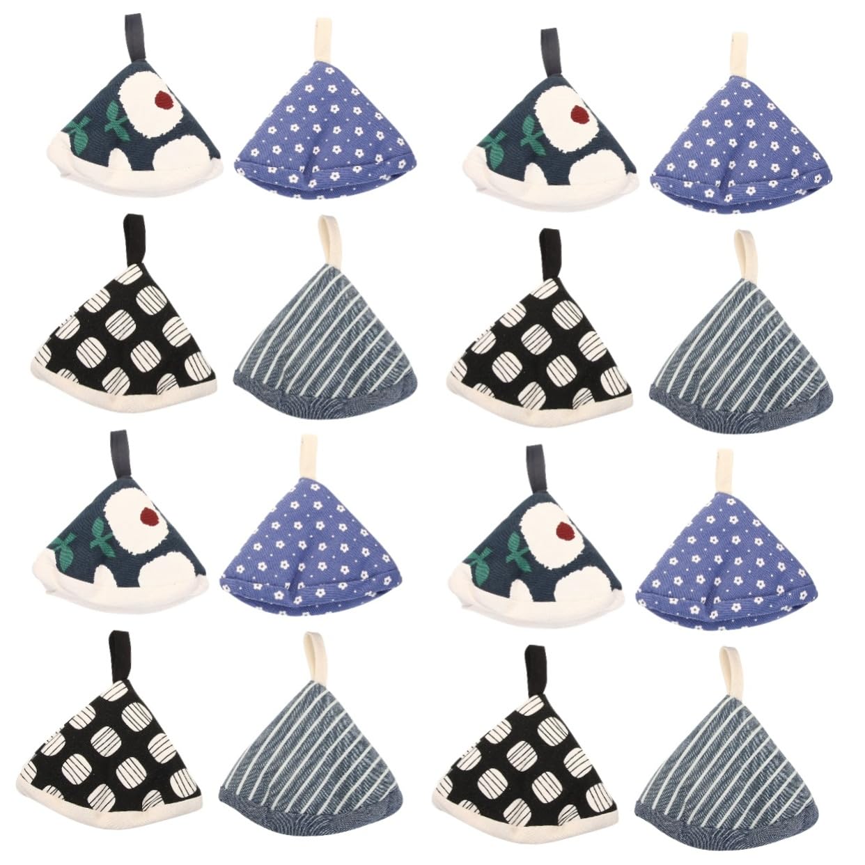 TOPBATHY 16piezas De Asas De Olla Aislantes Cubiertas Resistentes Al para Perillas De Ollas Accesorios De Cocina Antideslizantes Diseño para Cocina y Horno