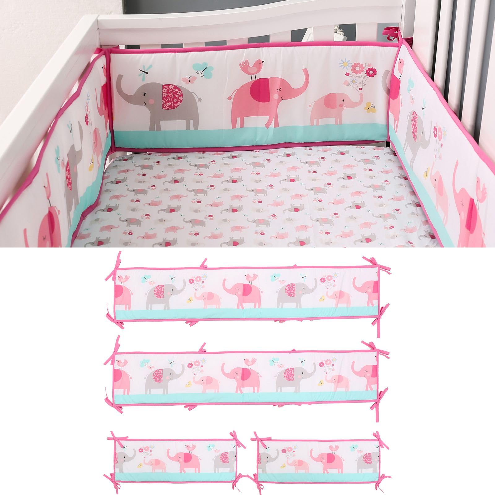 Se02 4Pc Soft Breathable Mattress Edge, Cotton Sheets. (Se02)