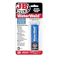 Vista 1 de J-B Weld 8277 2-Oz. Masilla Epoxi Waterweld Auto, 0, 2 onza, Blancuzco
