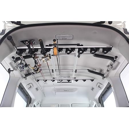 Amazon カーメイト ロッドホルダー Inno 釣り竿 車載 ホルダー 確実ホールドのクランプ式 8本積み If17 車 バイク 車 バイク