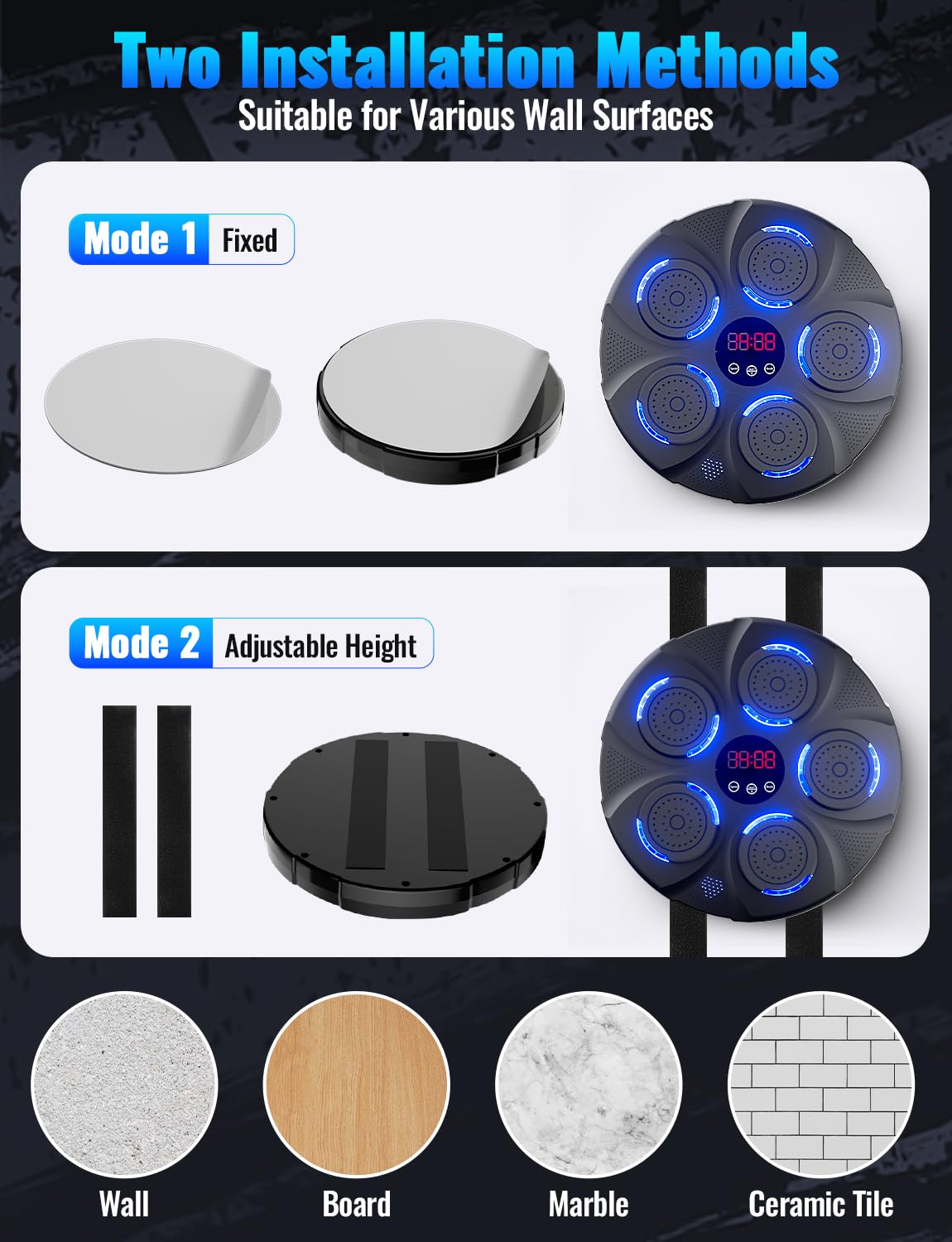 DOLSAO Punching Music Boxing Machine: One Punch Boxing Machine