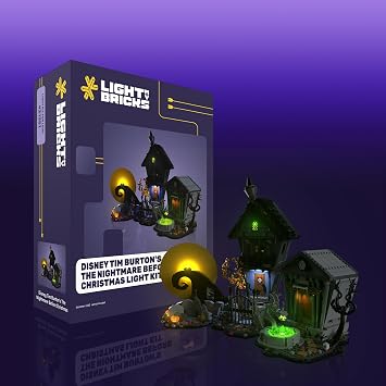 Light My Bricks LED Light Kit for LEGO Ideas Tim Burtons The Nightmare Before Christmas 21351 Custom Display Lighting to Illuminate and Enhance the LEGO 21351 Model Model Not Included