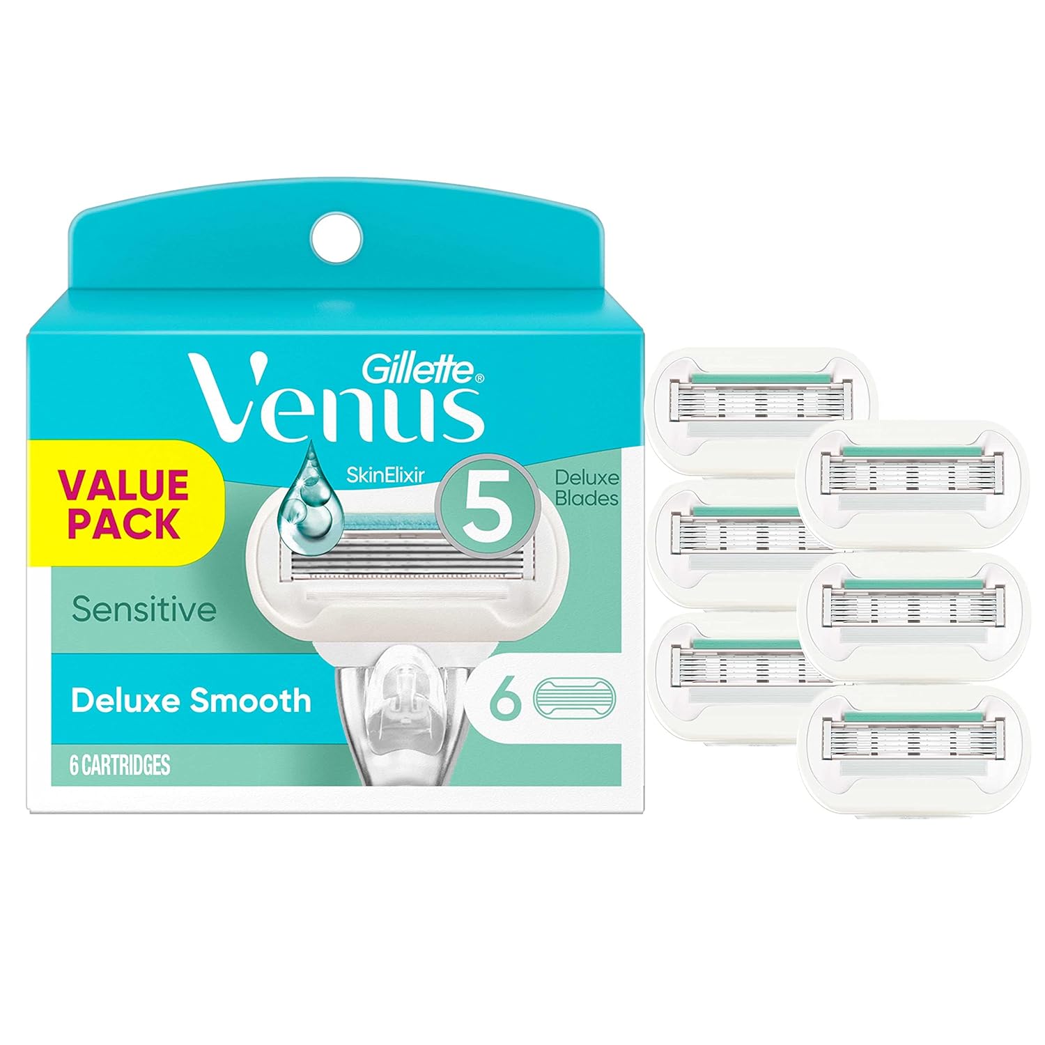 Gillette Venus Extra Smooth Sensitive Womens Razor Blade