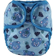 Baby Diaper Cover Nappy One Size 8lbs to 36lbs Blue Bears