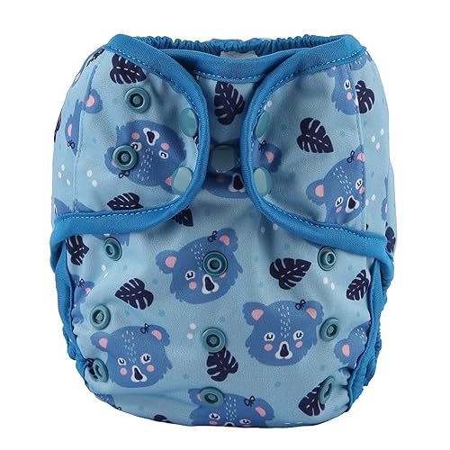 Miniatura 40 de Pañal de tela para bebé, tamaño único, reutilizable para niñas (cactus flamenco)