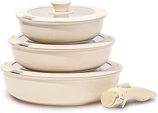 ESLITE Nonstick Ceramic Frying Pan Set