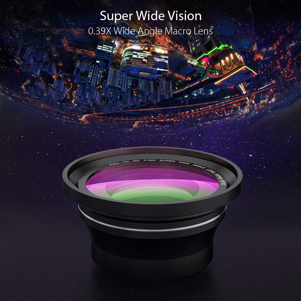 Andoer Videocamera 4K 48MP 60FPS WiFi Camcorder 16X Digital Zoom, 3" IPS Touch Screen IR visione notturna Vlogging Camera con microfono, telecomando, 2 batterie, obiettivo fotocamera, maniglia
