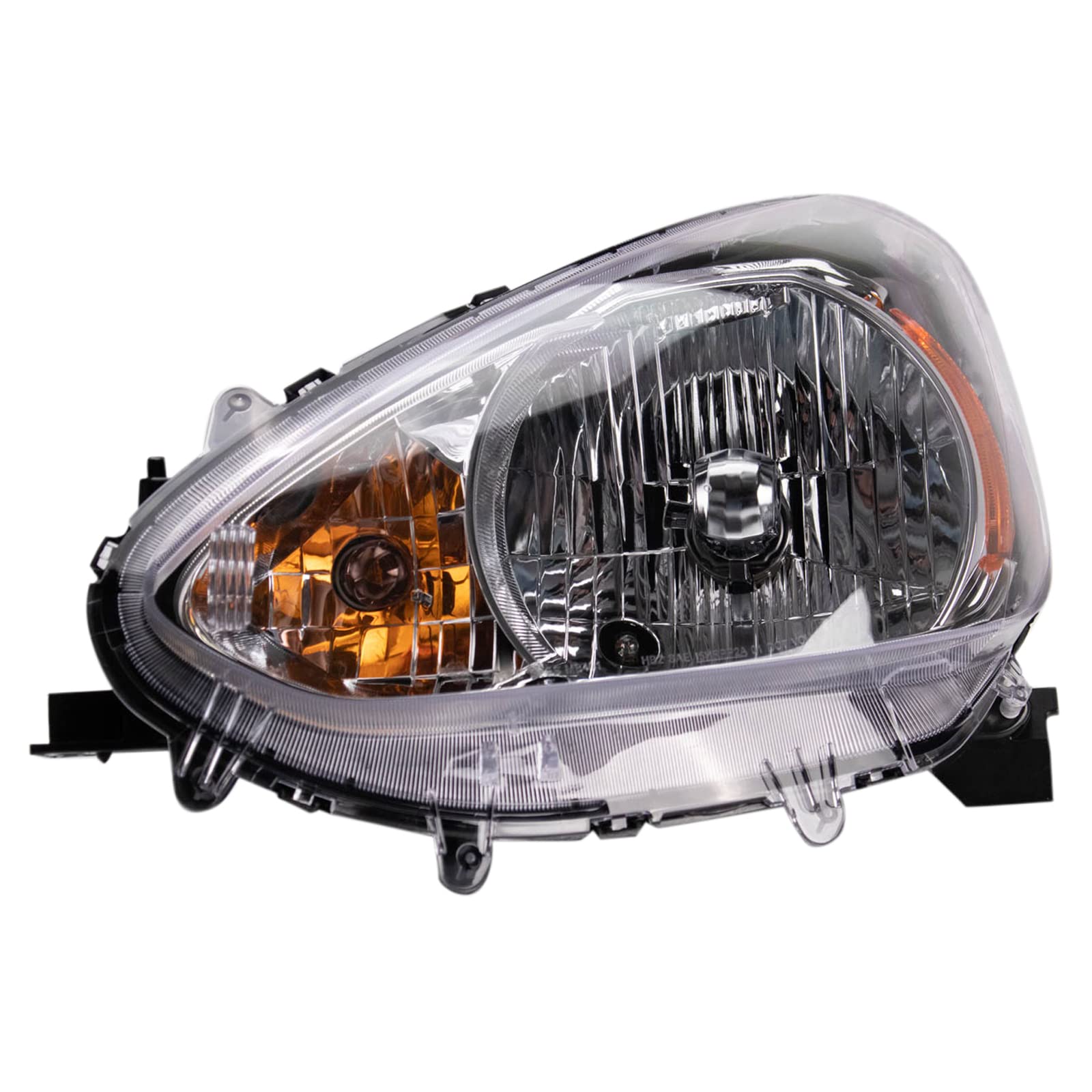 TRQ Driver Side Headlight Assembly Halogen Compatible with 2014-2020 Mitsubishi Mirage MI2502164