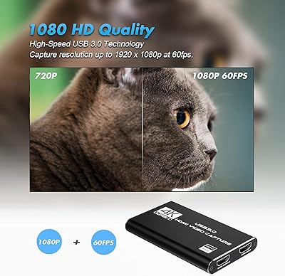 4K HDMI To USB 3.0 Video Capture Card 1080P PC Live Streaming Game Record MS2130
