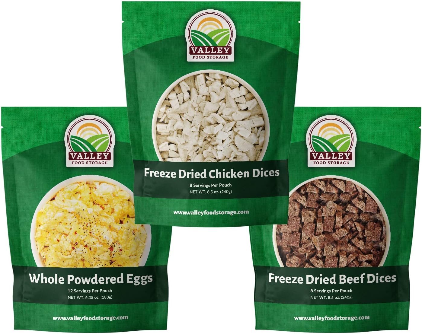 Valley Food Storage Protein Pack Freeze Dried Chicken