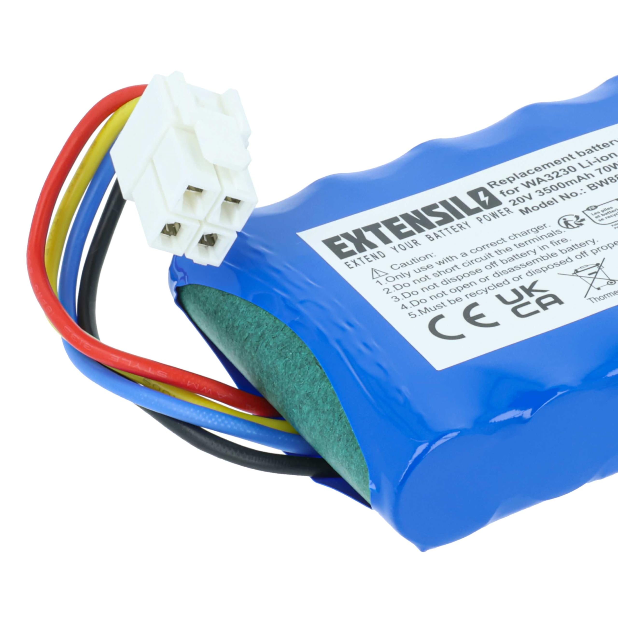 batteria sostituisce Kress 59000257, KA0101, 59003453, KA0103, KA3022 per robot tagliaerba rasaerba 3,5Ah 20V Li-Ion