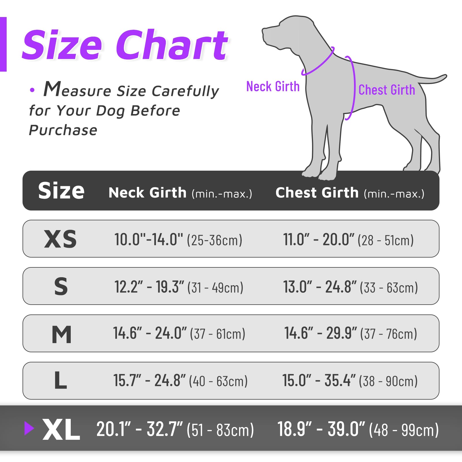 Eagloo Pettorina Cane Taglia Grande, Pettorina ad h, Pettorina Antifuga Cane, Pettorina Anti Tiro per Cani con Doppio Gancio, Imbracatura Robusto e Regolabile per Addestramento Passeggiate, XL, Viola