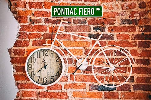 Miniatura 3 de Pontiac Fiero - Letrero de calle para coche, letrero de metal para garaje, decoración de pared, 4 x 18 pulgadas