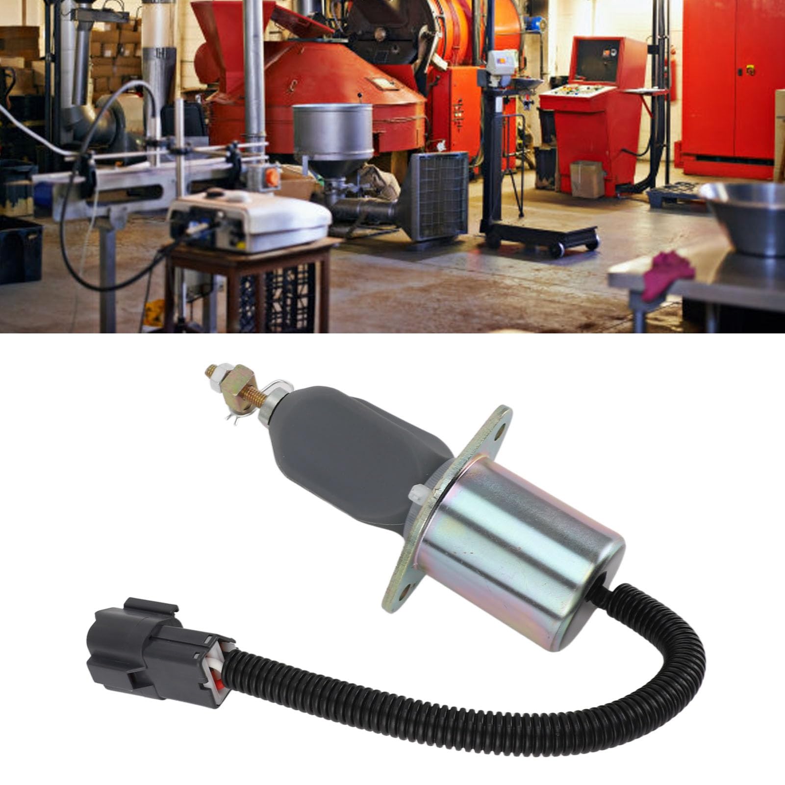 Solénoïde D'arrêt de Carburant 12 V 1751ES 12A3UC12B1S pour Générateurs, Automatisation Industrielle, Machines d'emballage avec Contrôle Précis