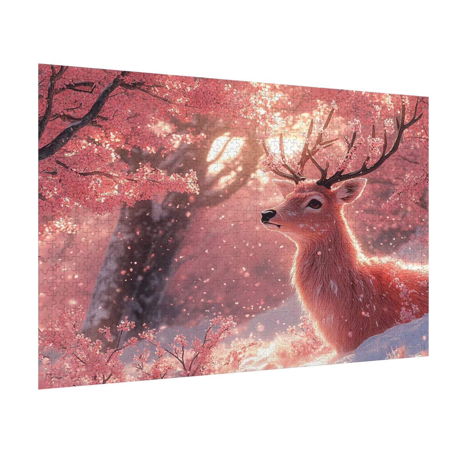 Puzzle 3000 Piezas Cerezo en Flor Puzzle de Madera Desafiante, n-878
