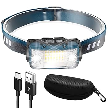 Amazon.co.jp: ヘッドライト LED 充電式 ネックライト 17時間
