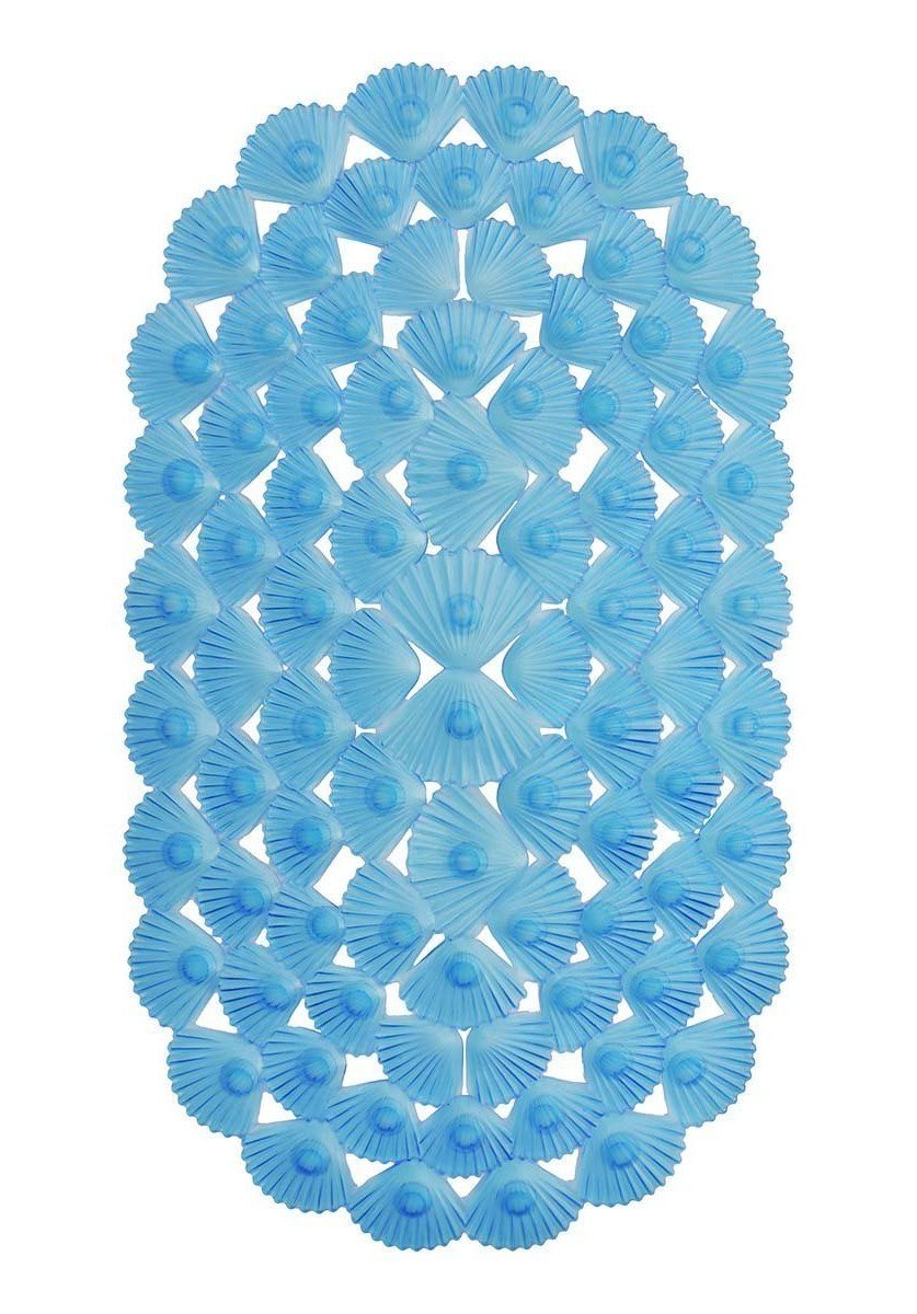 Waroom Home Non-Slip Bath Mat Machine Washable Shower Mat with Suction Cups, PVC Bathtub Mat with Drain Holes