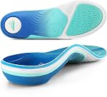 PCSsole Plantar Fasciitis Semelles Hommes Femmes- 220+lbs High Duty Arch Support Inserts avec Coussin Confort Orthotic Pain Relief Semelles pour Pieds plats - Douleur d'arche - Douleur au talon - Semelle intérieure de chaussures de travail