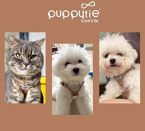 Miniatura 6 de Puppytie Arnés sin tirones para perro, con correa multifunción, pechera suave y ajustable para mascota, no ahorca, chaleco a prueba de escape,