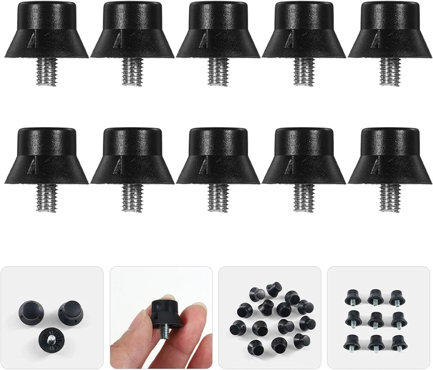 Football Boot Studs 36pcs Football Spikes - Anti-Slip Studded Screw for Running/Golf Training