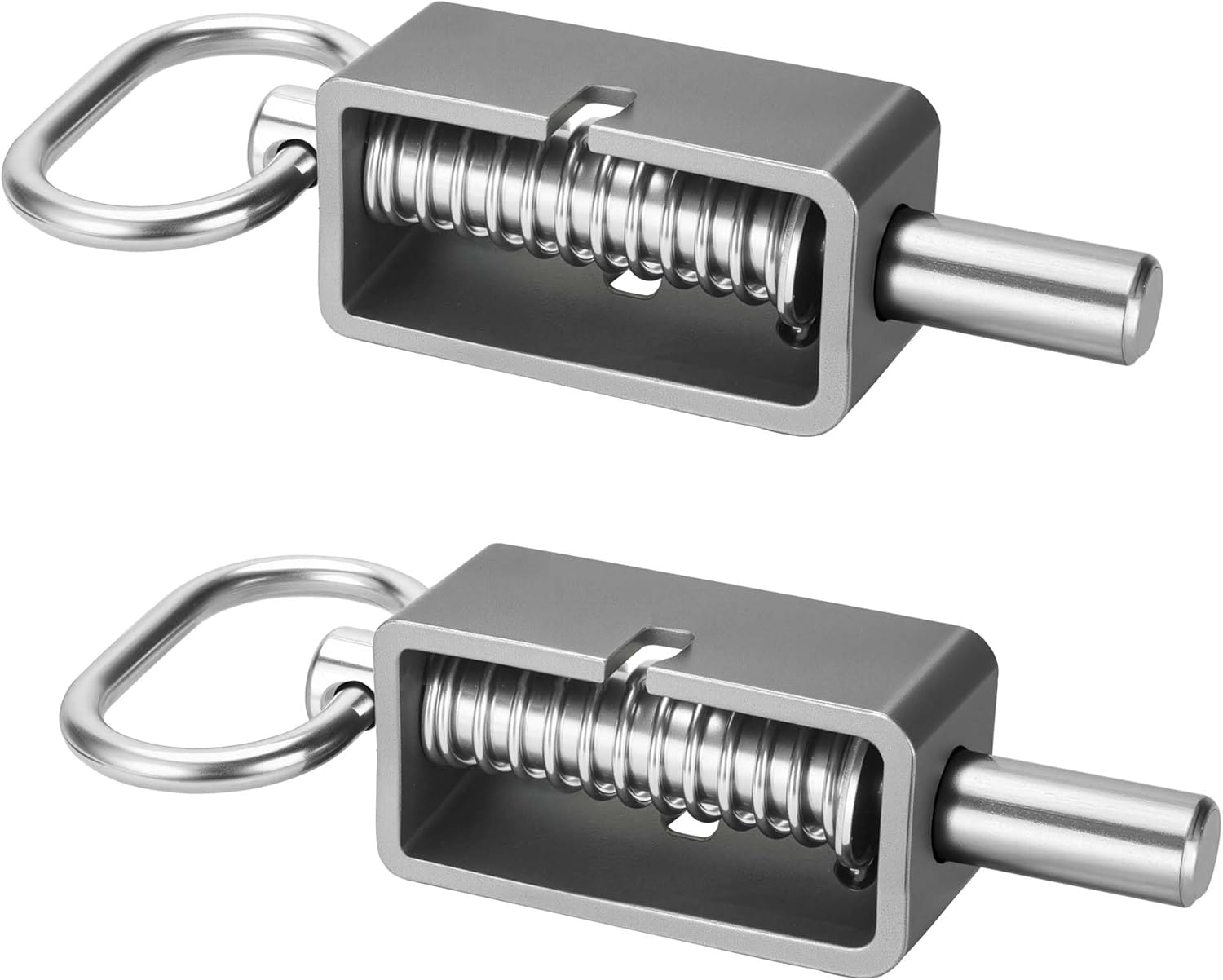 4 Pack Trailer Gate Latch, Heavy-Duty Weld-On 5/8" Spring Latch Assembly, Universal Spring Latch Lock