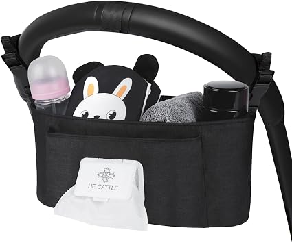Vicloon Sac de Rangement Imperméable pour Poussette Multi-Poches
