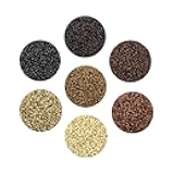 500 Pcs 2.5x1.5x1.6mm Copper Nano Rings Micro Links Nano Beads for Tip Hair Extensions Hair Beads (Black)