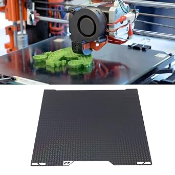 Flexible Build Plate High Adhesion Soccer Film Windmill PEI & Spring Plate for Lab H2D Printer, 355x346mm PET Carbon Fiber, No Adhesive Required, Durable, Fit with H2D