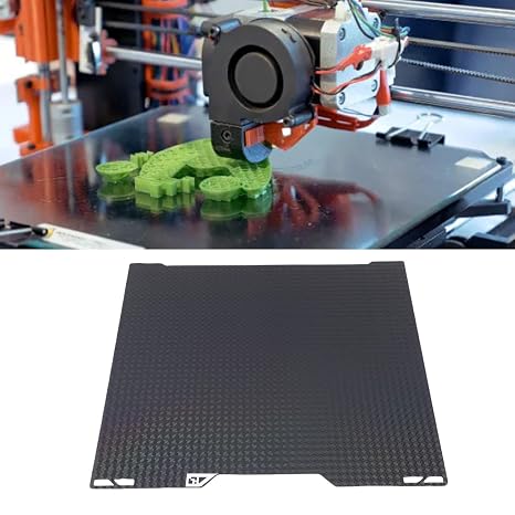 Flexible Build Plate High Adhesion Soccer Film Windmill PEI & Spring Plate for Lab H2D Printer, 355x346mm PET Carbon Fiber, No Adhesive Required, Durable, Fit with H2D