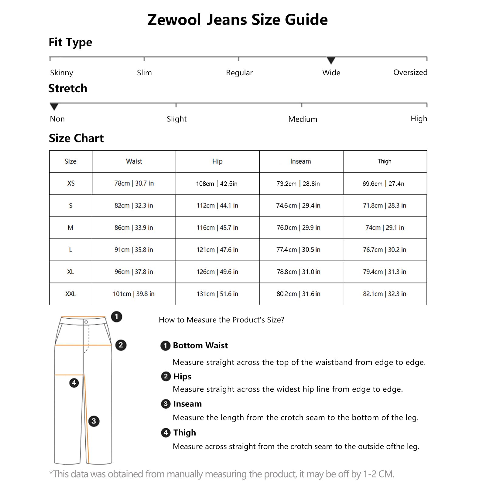 Jeans Baggy Hip hop pour Hommes,Jeans Skater à Jambe Large,Pantalons en Denim à Coupe Loose,Streetwear