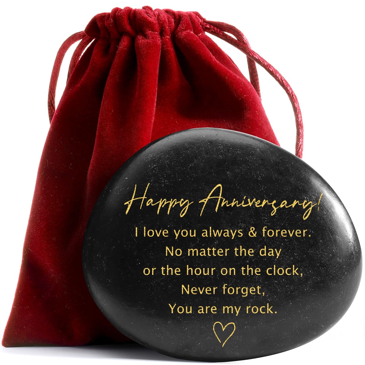 Anniversary Rock Gifts for Men Him Husband Wife Couple Wedding Years