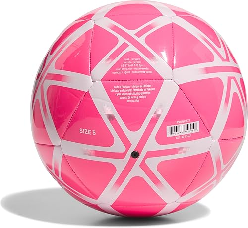 Miniatura 2 de adidas Starlancer Club Soccer Ball Rosa solar/Blanco