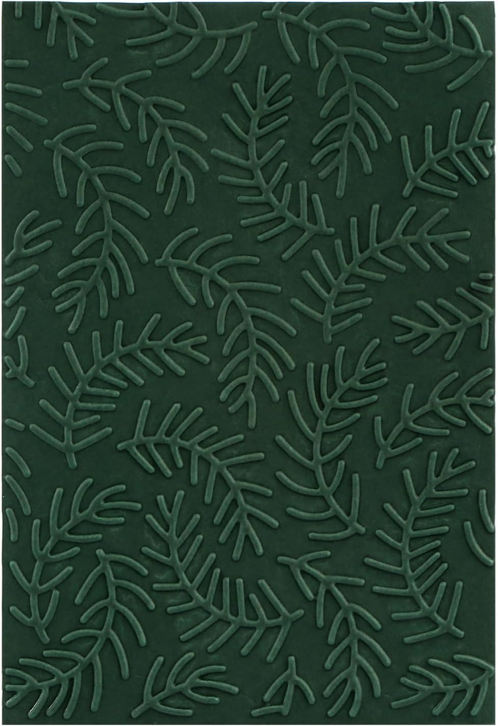 Briartw 3D Embossing Folder for Card Making,Pine Needles Clear Plastic Texture Fades Embossing Folder Template for Scrapbooking and Other Paper Craft Album Stamps DIY Decoration