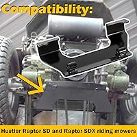 Vista 2 de 123292 Transaxle Crossbrace - Kit de nueva versión mejorada, compatible con cortacéspedes Hustler Raptor SD y Raptor SDX