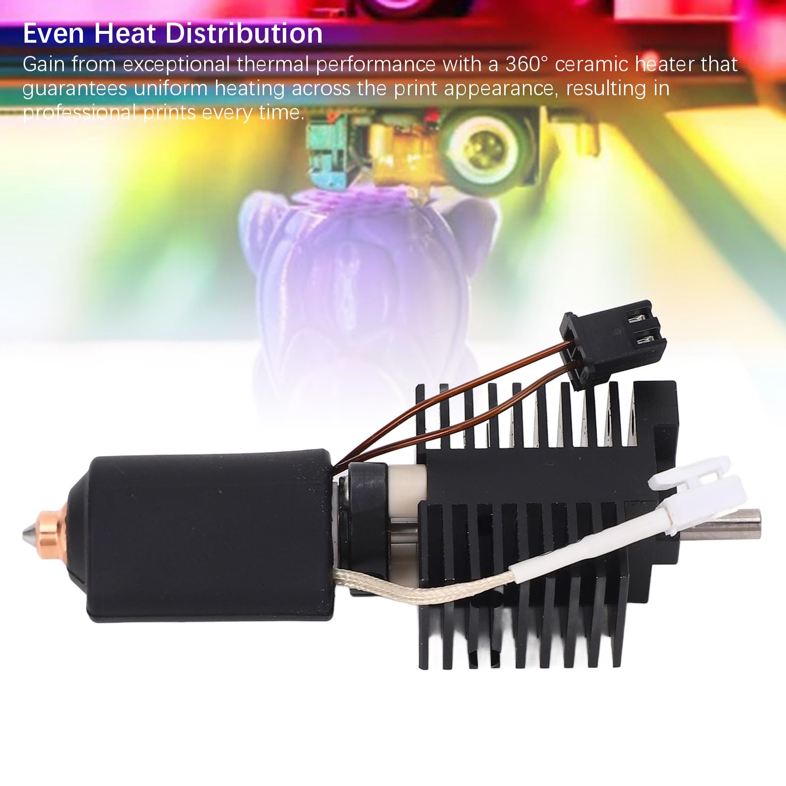 Integrated Hardened Steel Nozzle Hot End Kit 0.2MM Offers