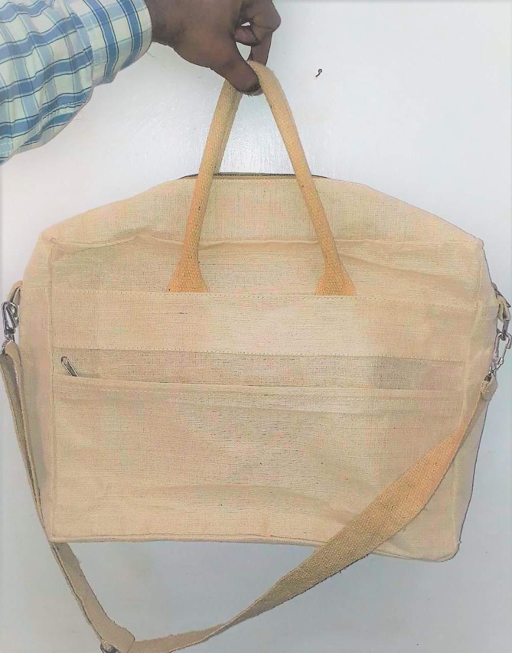 Jute Laptop Bag/Office Bag/Conference Bag - JUCO - Image 4 thumbnail