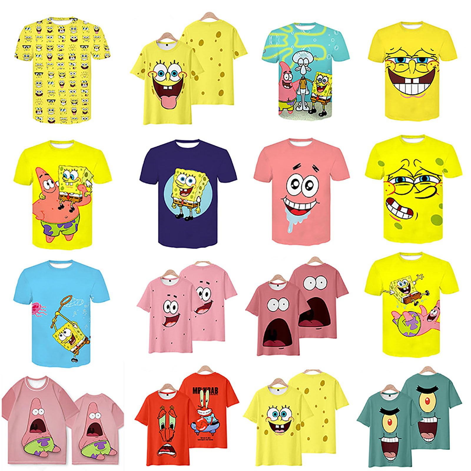 Amazon.co.jp: スポンジ ボブ tシャツ パトリック 子供 大人服 メンズ 