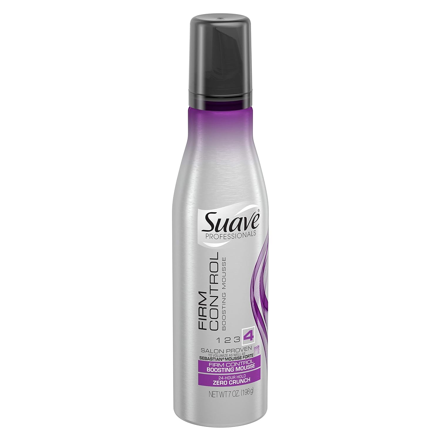 Suave Professionals Boosting Mousse, Firm Control, 7 Fl Oz (Pack of 12)