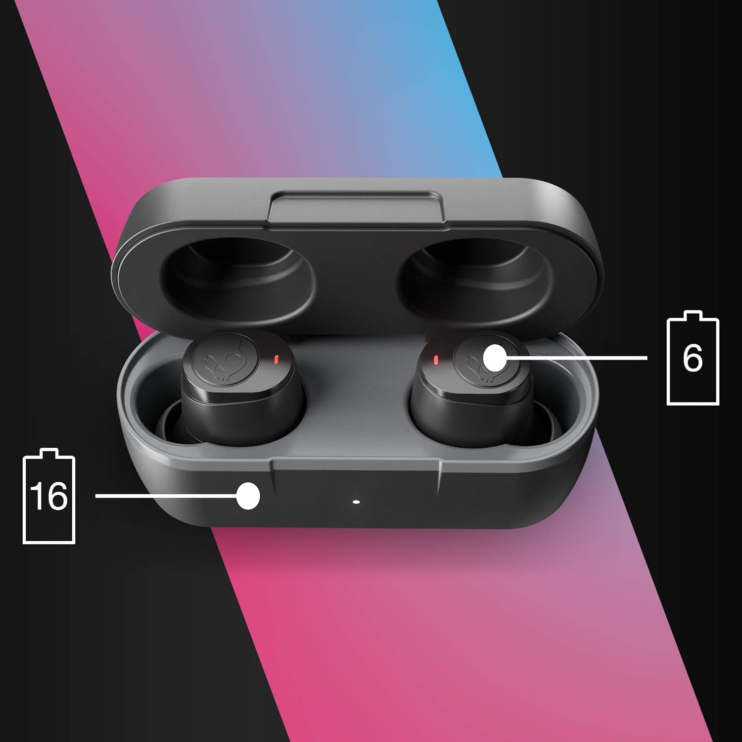 Skullcandy Jib True in-Ear Wireless Earbuds - Black