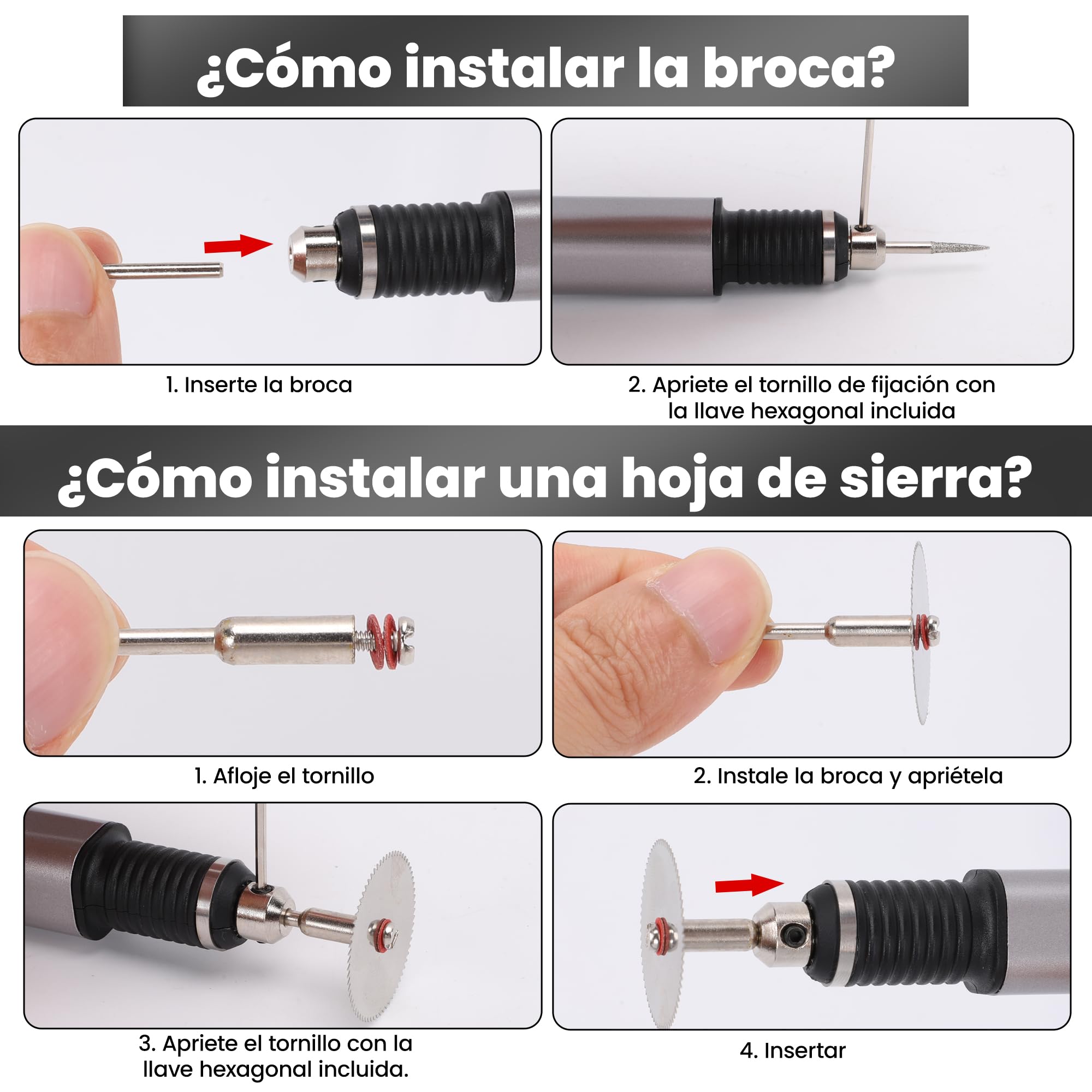 Mini Grabadora Eléctrica Inalámbrica, Pirograbador de Madera con 30 Puntas y 3 Velocidades (Hasta 25000 RPM), Kit de Herramientas Recargable para Metal, Vidrio, Cerámica y Joyería