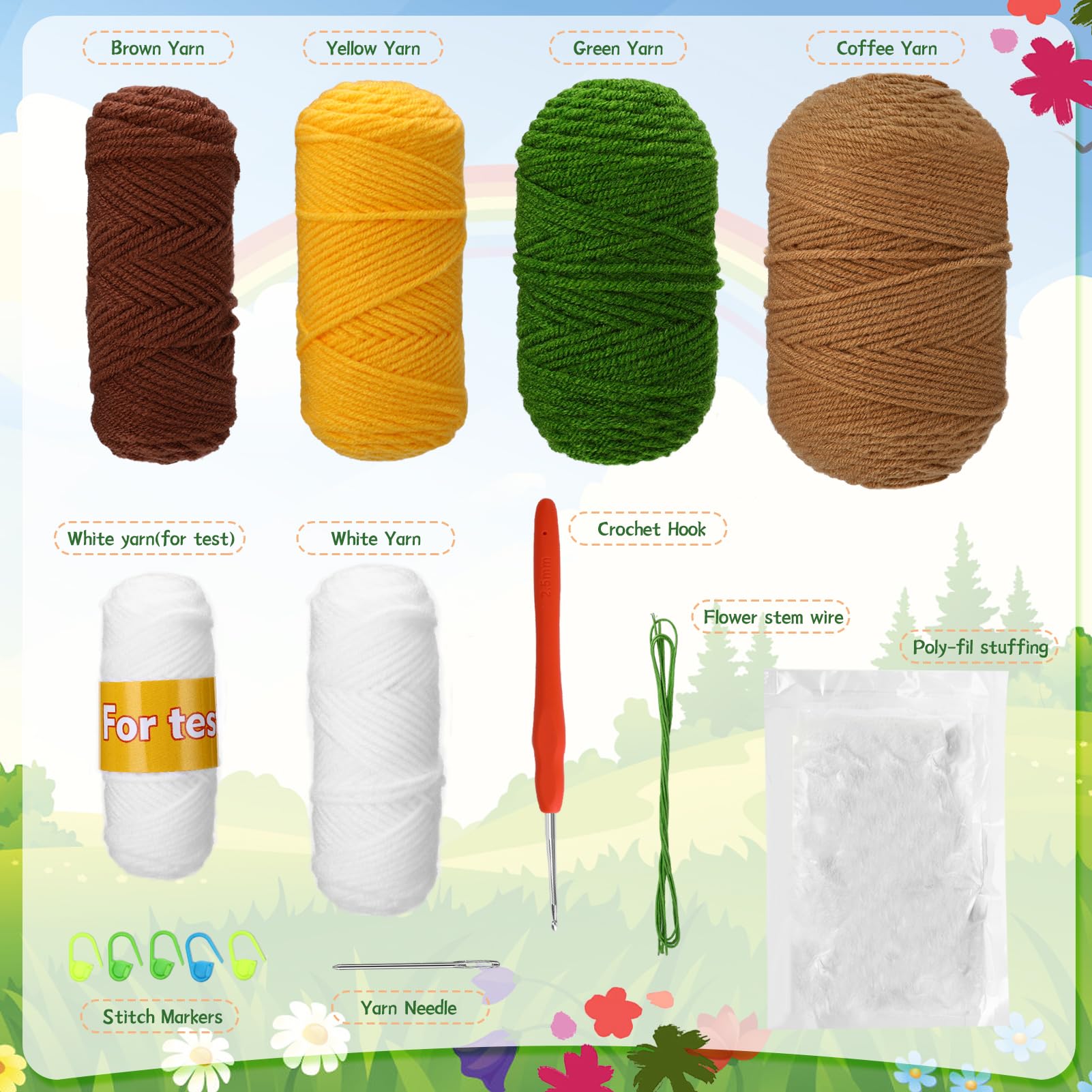 Kit Uncinetto Per Principianti Bell Orchid - Con Video Tutorial Per Piante Grasse Fai Da Te - Foto 13