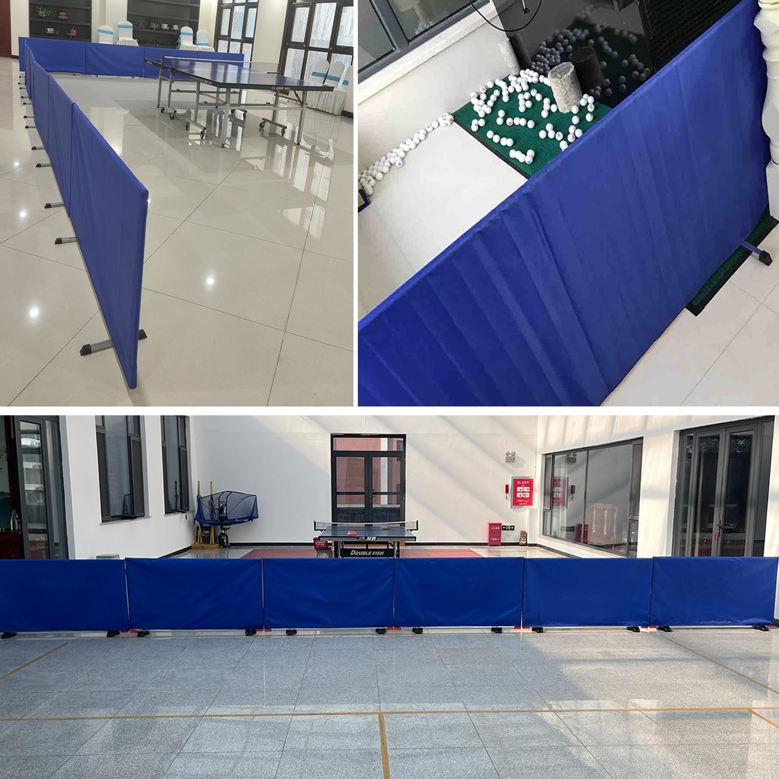 Recinzione della barriera di pratica del ping-pong con la struttura dell'acciaio inossidabile per il campo da giuoco