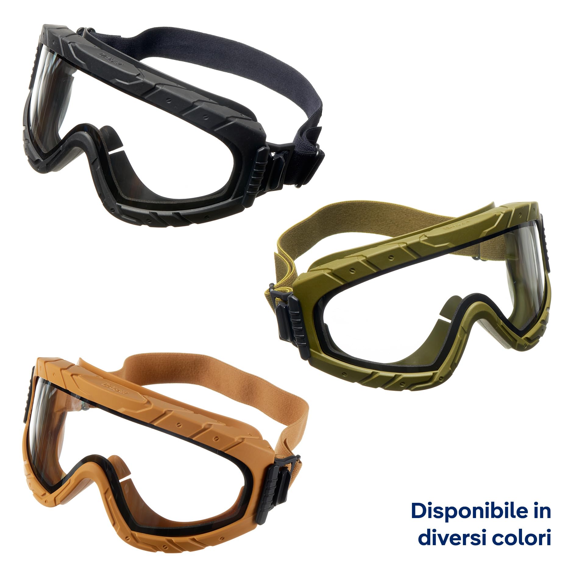 Dräger Occhiali protettivi X-pect 4800 & 4900 | Occhiali di sicurezza leggeri e trasparenti| antigraffio, antivento e antiappannamento | adatti per portatori di occhiali