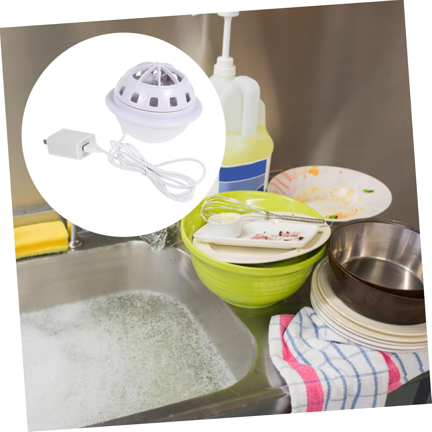 Homoyoyo Wave Dishwasher Cleaner Mini Dishwasher Usb Power Efficient Cleaning for Kitchen Restaurant