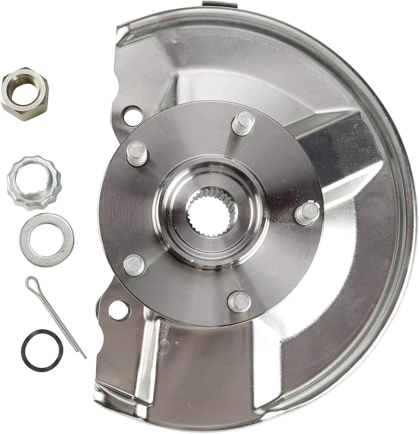 Front Left Driver Wheel Bearing Hub Knuckle Assembly Replacement for Dodge Caliber Jeep Compass Patriot